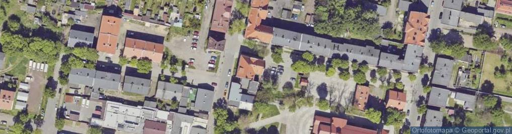 Zdjęcie satelitarne Królowej Jadwigi ul.