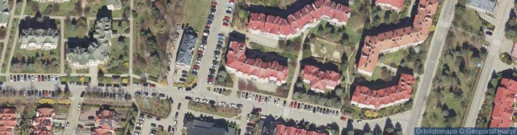 Zdjęcie satelitarne Krynicka ul.
