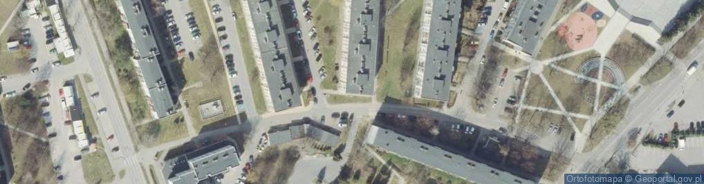 Zdjęcie satelitarne Króla Tadeusza, por. ul.
