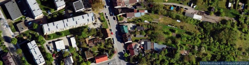 Zdjęcie satelitarne Krakowskie Przedmieście ul.