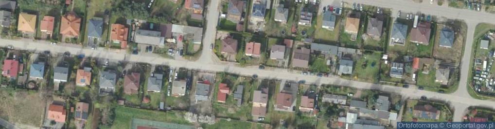Zdjęcie satelitarne Krzywa ul.
