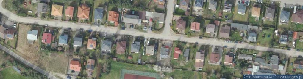 Zdjęcie satelitarne Krzywa ul.