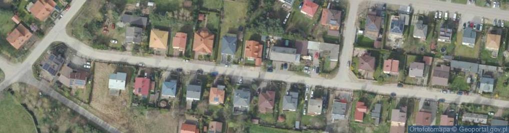 Zdjęcie satelitarne Krzywa ul.