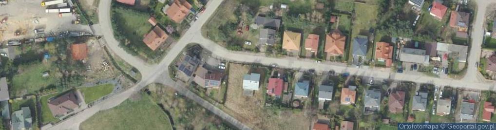 Zdjęcie satelitarne Krzywa ul.