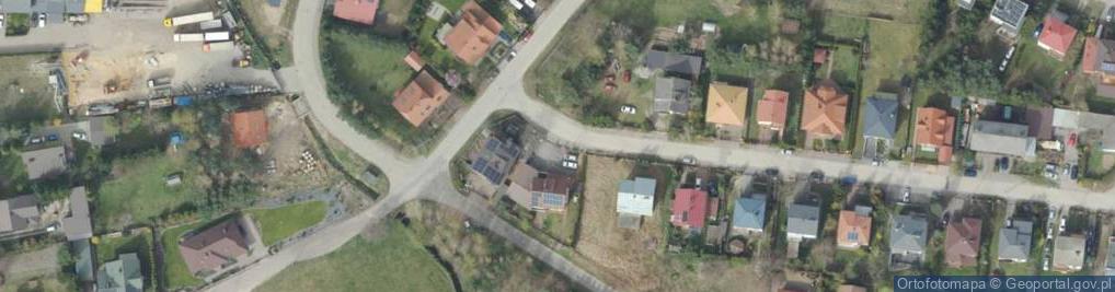 Zdjęcie satelitarne Krzywa ul.
