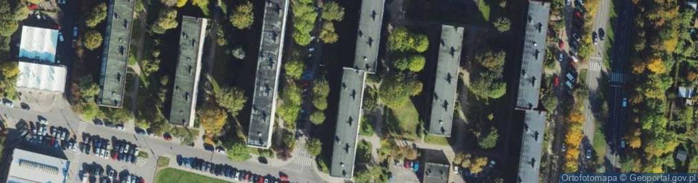 Zdjęcie satelitarne Królowej Jadwigi ul.
