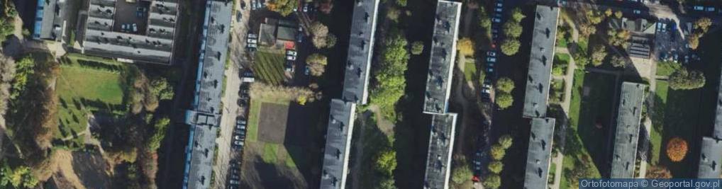 Zdjęcie satelitarne Królowej Jadwigi ul.