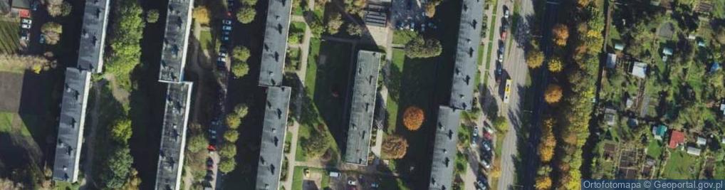 Zdjęcie satelitarne Królowej Jadwigi ul.