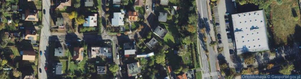 Zdjęcie satelitarne Krzywa ul.