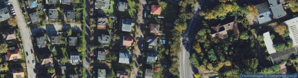 Zdjęcie satelitarne Krzywa ul.