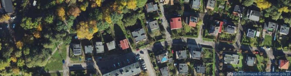 Zdjęcie satelitarne Krzywa ul.