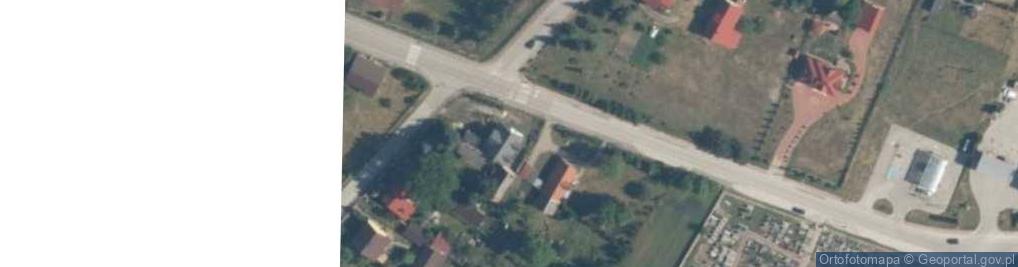 Zdjęcie satelitarne Krzywa ul.