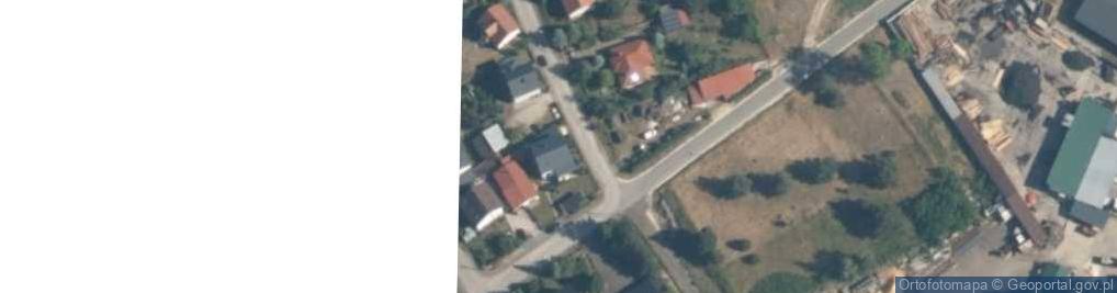 Zdjęcie satelitarne Krzywa ul.