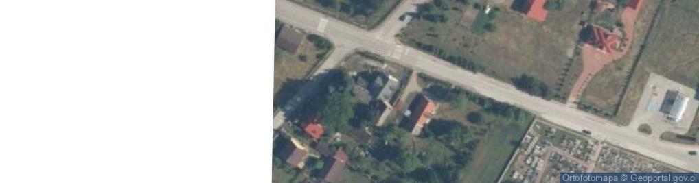 Zdjęcie satelitarne Krzywa ul.