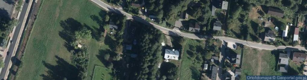 Zdjęcie satelitarne Krzywa ul.