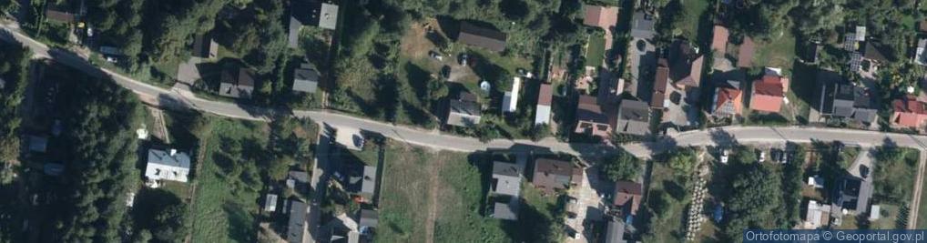 Zdjęcie satelitarne Krzywa ul.