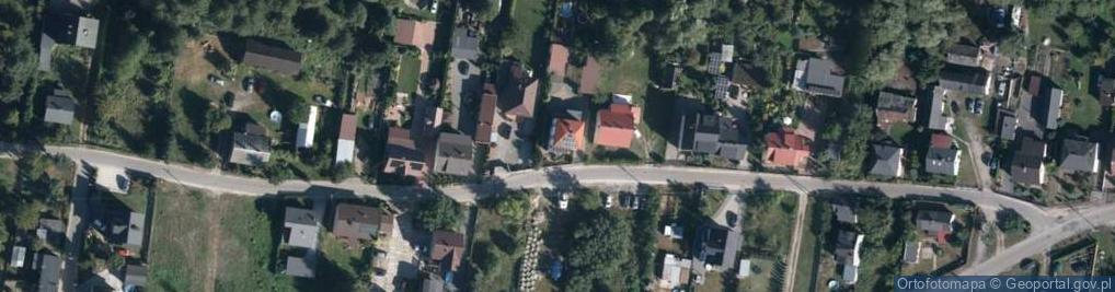 Zdjęcie satelitarne Krzywa ul.