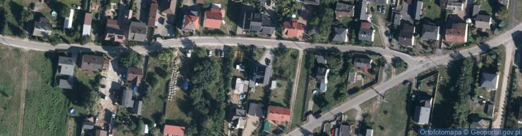 Zdjęcie satelitarne Krzywa ul.