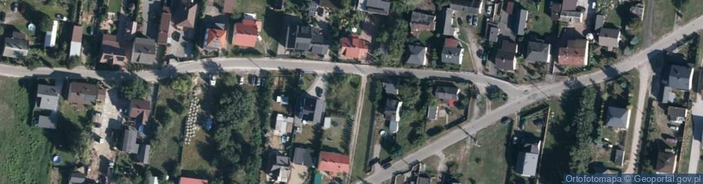Zdjęcie satelitarne Krzywa ul.