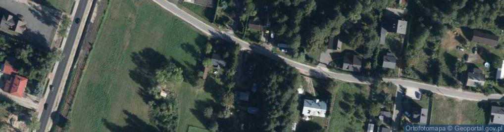 Zdjęcie satelitarne Krzywa ul.