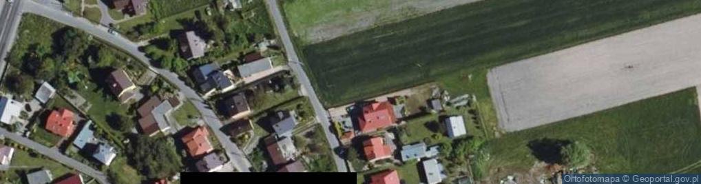 Zdjęcie satelitarne Krzywa ul.