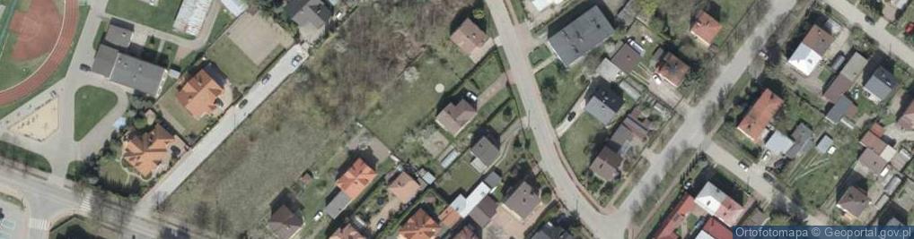 Zdjęcie satelitarne Krzywa ul.