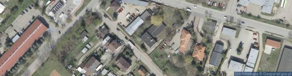 Zdjęcie satelitarne Krzywa ul.