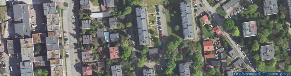 Zdjęcie satelitarne Królowej Jadwigi ul.