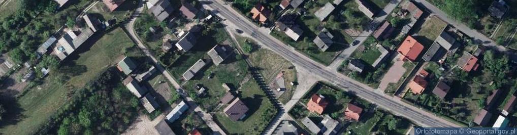 Zdjęcie satelitarne Krzywa ul.