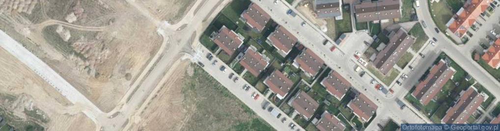Zdjęcie satelitarne Królowej Jadwigi ul.