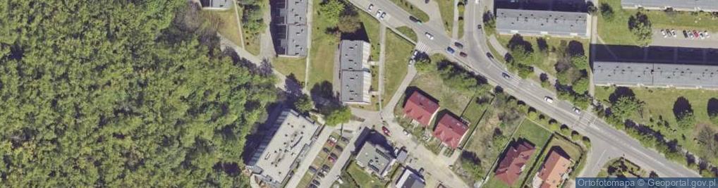 Zdjęcie satelitarne Krasickiego Ignacego, bp. ul.