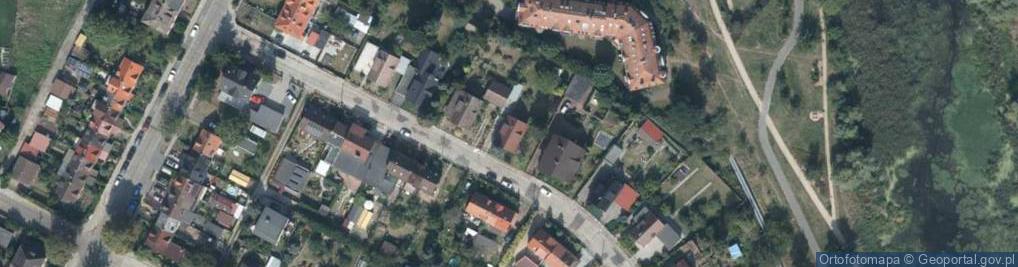 Zdjęcie satelitarne Kręta ul.