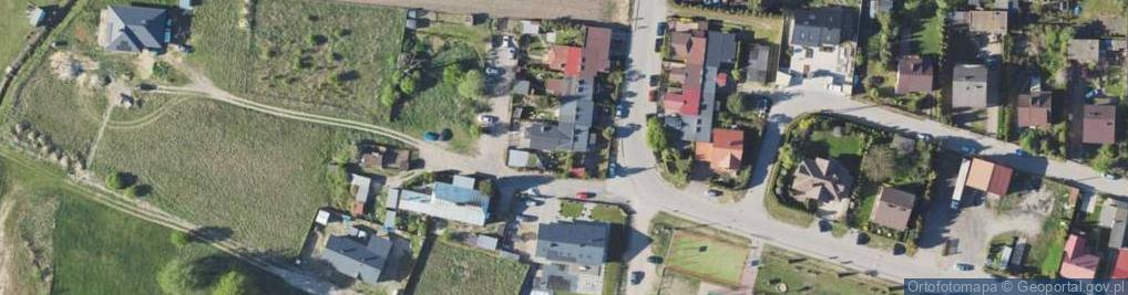 Zdjęcie satelitarne Krzywa ul.
