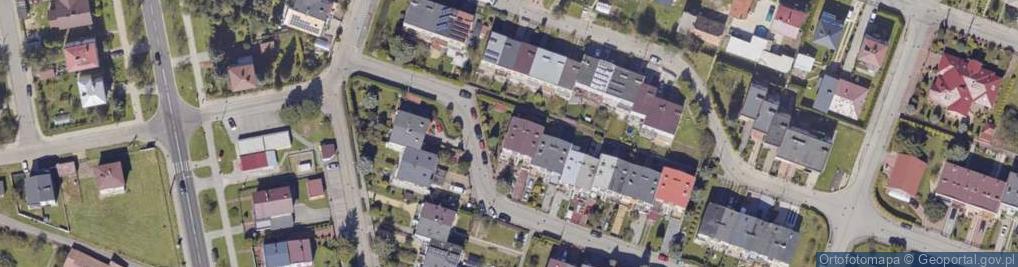 Zdjęcie satelitarne Królowej Jadwigi ul.