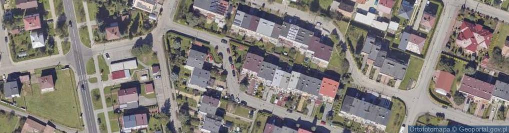 Zdjęcie satelitarne Królowej Jadwigi ul.