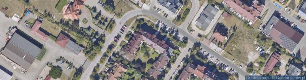 Zdjęcie satelitarne Kręta ul.