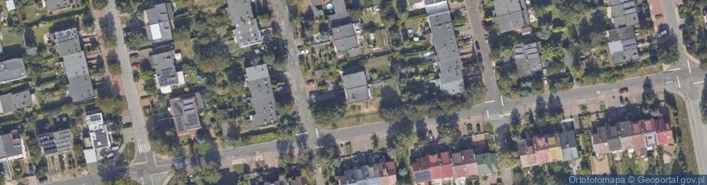 Zdjęcie satelitarne Krokusowa ul.