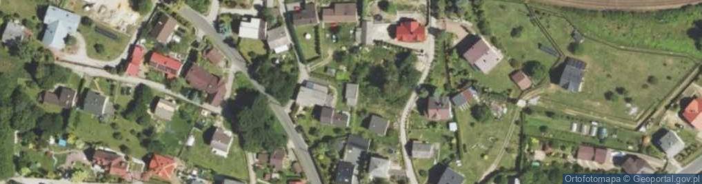 Zdjęcie satelitarne Krzywa ul.