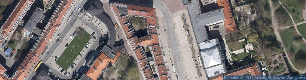 Zdjęcie satelitarne Krakowskie Przedmieście ul.