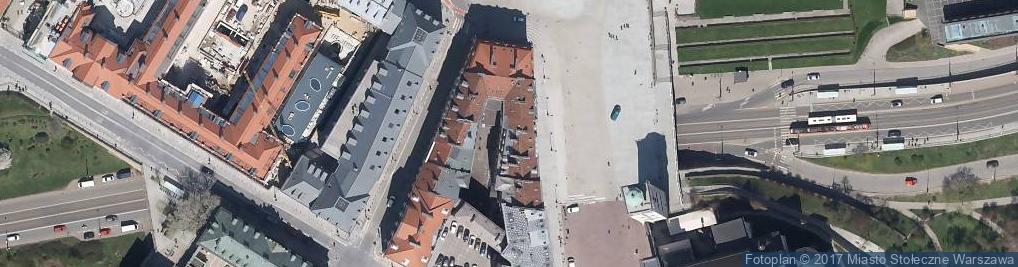 Zdjęcie satelitarne Krakowskie Przedmieście ul.