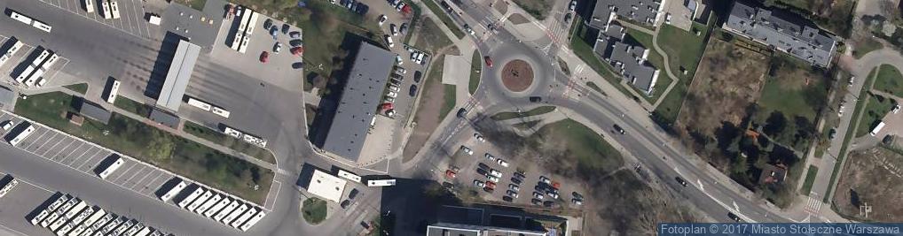 Zdjęcie satelitarne Krańcowa ul.