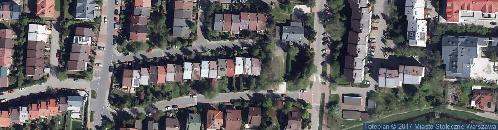 Zdjęcie satelitarne Kryształowa ul.