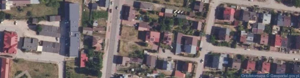Zdjęcie satelitarne Krzywa ul.