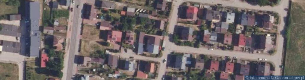 Zdjęcie satelitarne Krzywa ul.