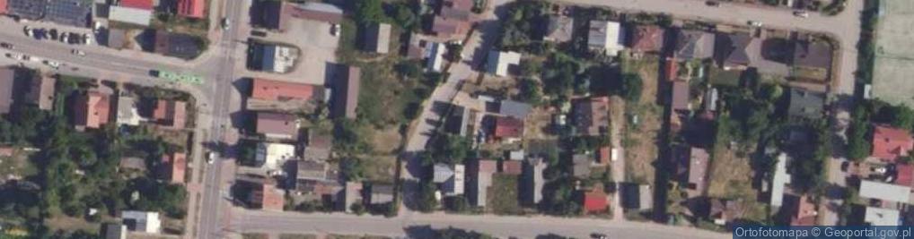 Zdjęcie satelitarne Krzywa ul.