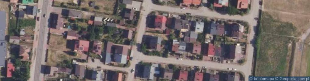 Zdjęcie satelitarne Krzywa ul.