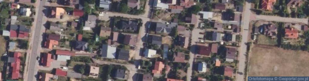 Zdjęcie satelitarne Krzywa ul.