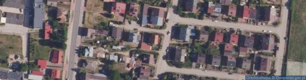 Zdjęcie satelitarne Krzywa ul.