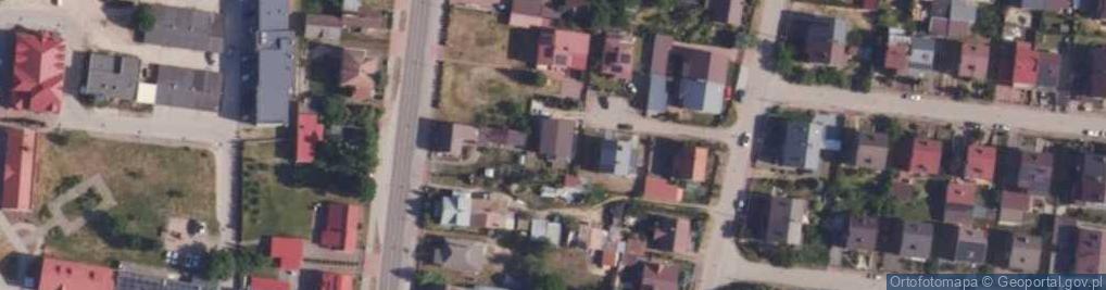 Zdjęcie satelitarne Krzywa ul.