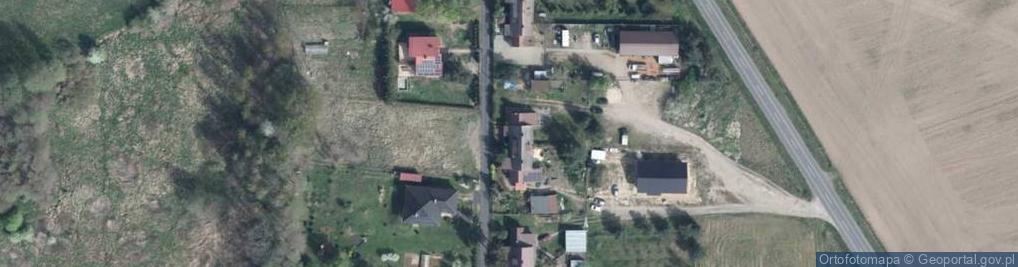 Zdjęcie satelitarne Krzywy Wołów ul.
